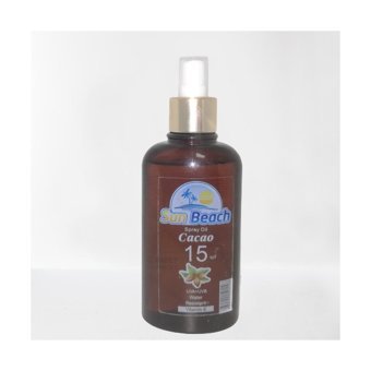 Sun Beach E Vitaminli-Kakao Yağı 15 Faktör Vücut İçin Bronzlaştırıcı Yağ 100 ml