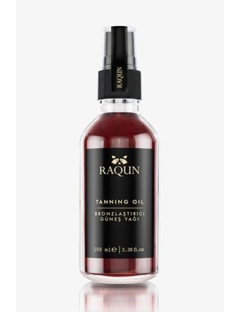 Raqun Kabak Çekirdeği Yağı-Susam Yağı Vücut İçin Bronzlaştırıcı Yağ 100 ml