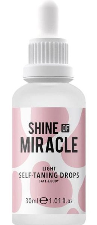 Shine Of Miracle Light Self Tanning Water Vücut İçin Bronzlaştırıcı Yağ 30 ml