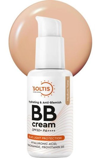 Soltis Blue Light Protection Tüm Ciltler İçin BB Krem Orta Ton
