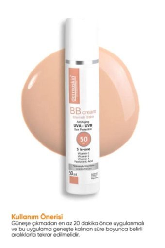 Dermoskin Blamish Balm 5 in one Tüm Ciltler İçin Suya Dayanıklı BB Krem Açık Ton