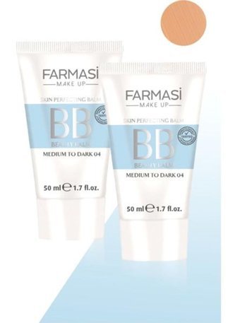 Farmasi Medium To Dark No:04 Tüm Ciltler İçin BB Krem Orta Ton 2x50 ml