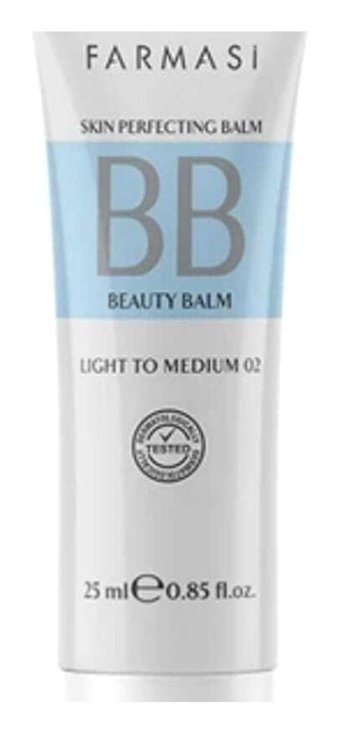 Farmasi Light To Medium 02 Tüm Ciltler İçin Suya Dayanıklı BB Krem Orta Ton