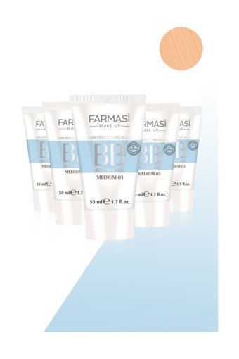 Farmasi Medium 03 Tüm Ciltler İçin BB Krem Orta Ton 5x50 ml