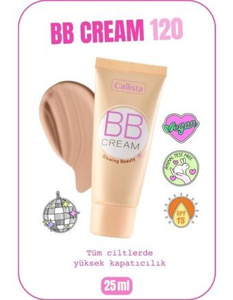 Callista Cream 120 Tüm Ciltler İçin BB Krem Açık Ton