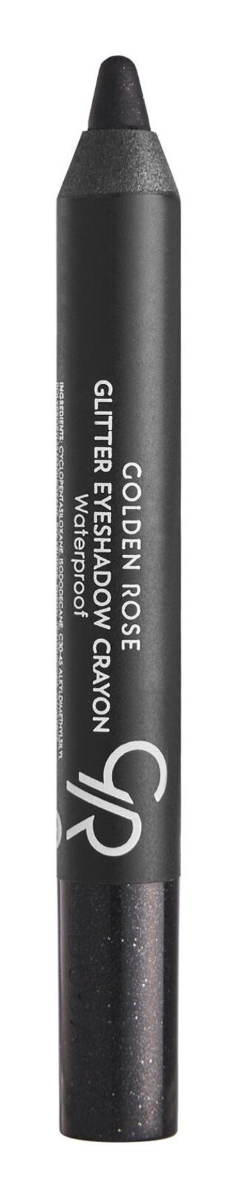 Golden Rose Crayon 51 Kalem Glitter Tekli Far Siyah