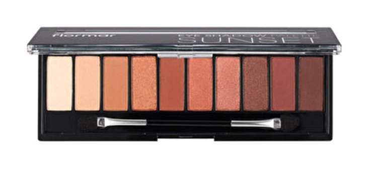 Flormar No:003 Sunset Toz Mat Far Paleti Çok Renkli