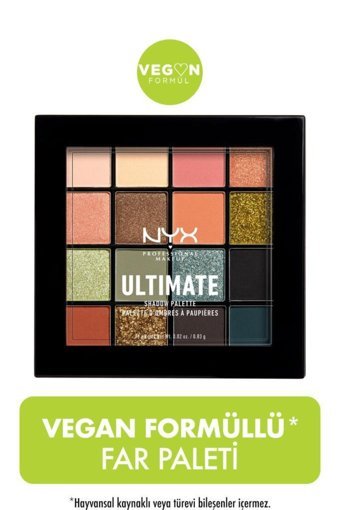 Nyx Utopia Ultimate Toz Mat Far Paleti
