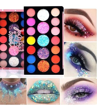 Deep Passion Yeni Music Festival Toz Glitter Far Paleti