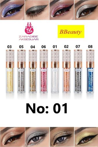 Bbeauty Likit Glitter Tekli Far Kahverengi