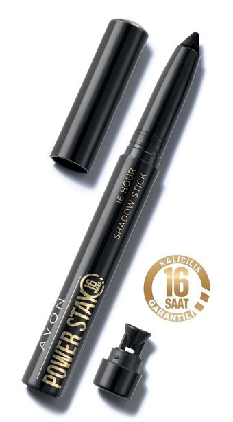 Avon Power Stay Krem Işıltılı Stick Far Siyah