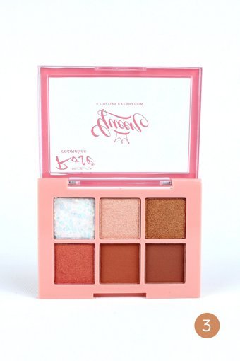 Roesia Rose Cosmetics Queen Toz Mat-Işıltılı Far Paleti