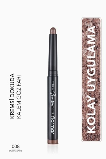 Flormar 008 Krem Mat Kalem Far Double Latte