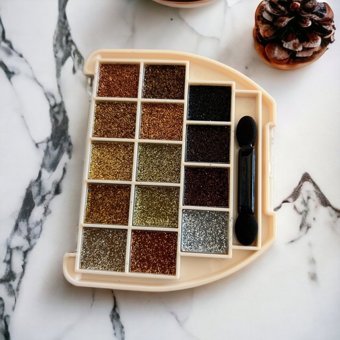 Zeyna Beauty No:02-K Toz Glitter Far Paleti
