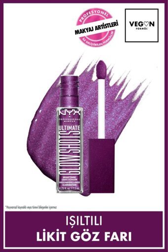 Nyx Ultimate Glow Shots 20 Feelin Grape Likit Mat Tekli Far