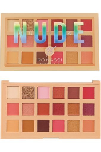 Rs Ronassi Cosmetics New Nude Toz Mat-Işıltılı Far Paleti
