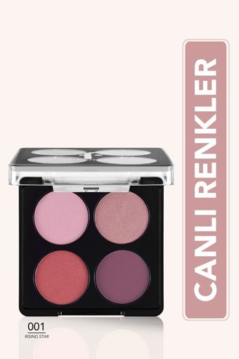 Flormar Color Eyeshadow Palette No:001 Toz Mat Far Paleti Rising Star