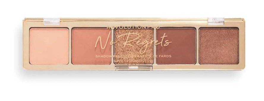 Revolution Glam Soft Nude Toz Mat-Glitter Far Paleti