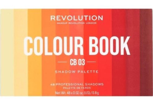 Revolution Colour Book No:CB03 Toz Mat-Glitter Far Paleti
