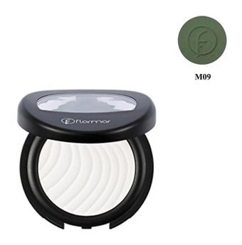 Flormar No:M09 Toz Mat Tekli Far Yeşil