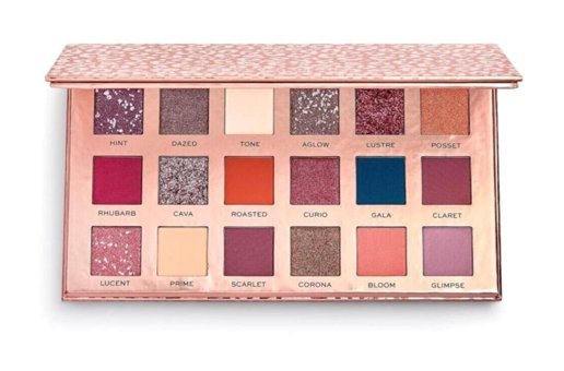 Revolution Blushed Shadow Toz Mat-Glitter Far Paleti