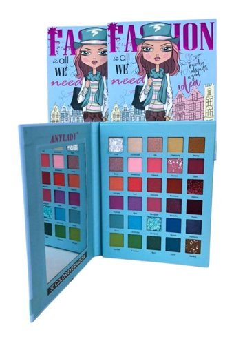 Roesia Rose Cosmetics Anylady Fashion Toz Mat-Işıltılı Far Paleti