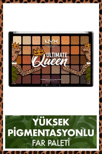 Nyx Ultimate Queen Toz Mat Far Paleti