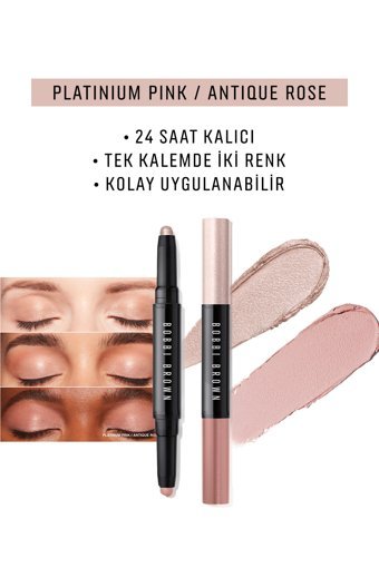 Bobbi Brown Long-Wear Cream Shadow Krem Saten Stick Far Pembe