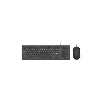 Lenovo Lecoo CM102 Sessiz Siyah Kablolu Klavye Mouse Seti