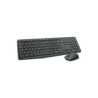 Logitech MK235 Koyu Gri Kablosuz Klavye Mouse Seti