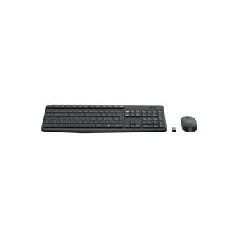Logitech MK235 Koyu Gri Kablosuz Klavye Mouse Seti