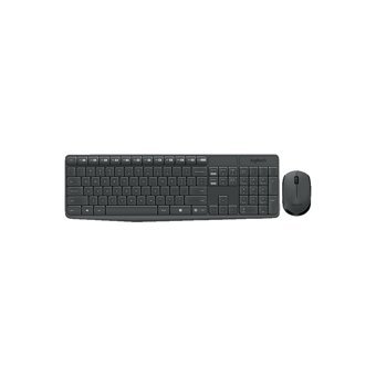 Logitech MK235 Koyu Gri Kablosuz Klavye Mouse Seti