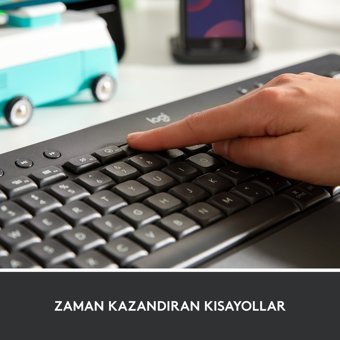 Logitech K650+M650 Sessiz Siyah Kablosuz Klavye Mouse Seti