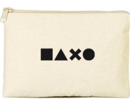 Tabby Design Clutch Krem Oyuncu Tema Baskılı Baskılı Tekstil Makyaj Çantası