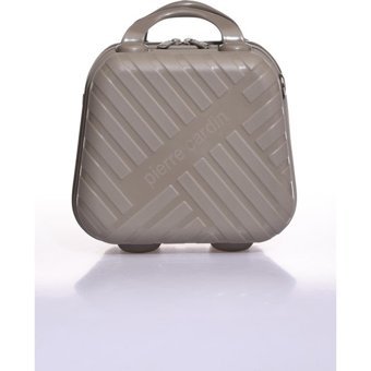 Pierre Cardin 04PC1960-MKY Bej Düz Polipropilen Makyaj Çantası
