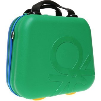 United Colors Of Benetton Bntm102X Yeşil Düz Plastik Makyaj Çantası