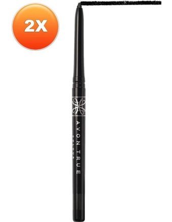 Avon Asansörlü Metalik Siyah Göz Kalemi 2 Adet