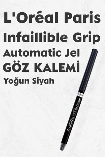 L'Oréal Paris Infaillible Grip Automatic Asansörlü Mat Siyah Göz Kalemi