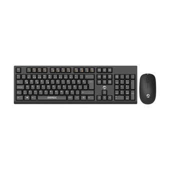 Everest KM-2510 Siyah Kablosuz Klavye Mouse Seti