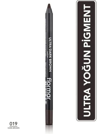 Flormar Ultra Dark Brown 019 Mat Koyu Kahverengi Göz Kalemi