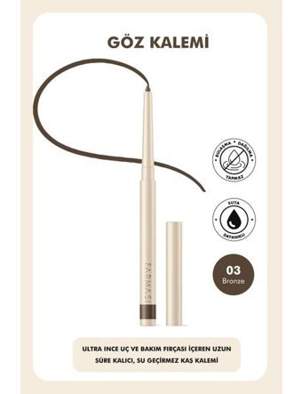 Farmasi Twisted 03 Asansörlü Mat Bronz Göz Kalemi