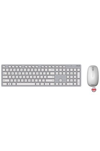 Asus W5000 Sessiz Beyaz Kablosuz Klavye Mouse Seti