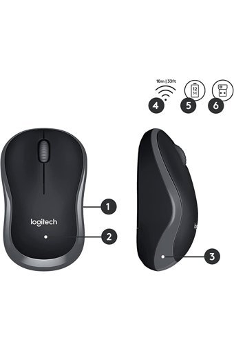 Logitech MK330 Siyah Kablosuz Klavye Mouse Seti