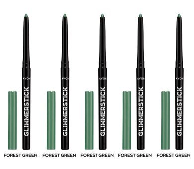 Avon Asansörlü Metalik Forest Green Göz Kalemi 5 Adet