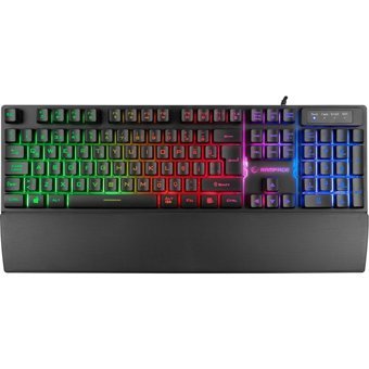 Rampage Km-Rx7 Işıklı Ergonomik Siyah Kablolu Klavye Mouse Seti