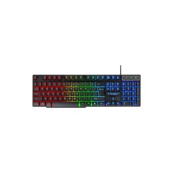 Huawei T-Wolf TF800 Işıklı Ergonomik Siyah Kablolu Klavye Mouse Seti