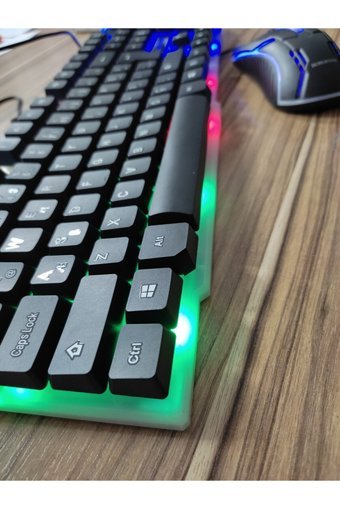 Konfulon V7 Sessiz Ergonomik Siyah Kablosuz Klavye Mouse Seti