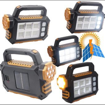 Gold Silver GS 490 Güneş Enerjili Çok Fonksiyonlu Fener