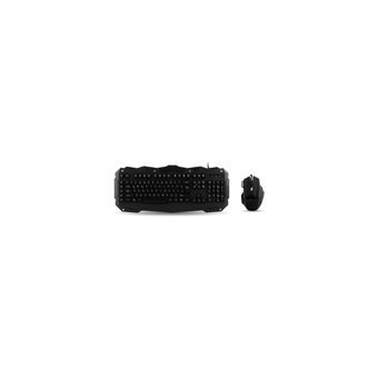 Rampage KM-R1 Ergonomik Siyah Kablolu Klavye Mouse Seti