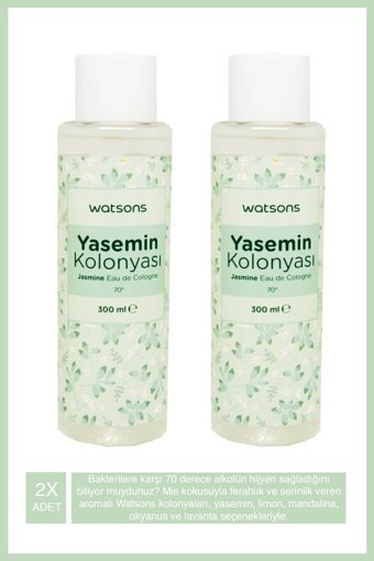 Watsons Yasemin Çiçeği Kolonya 2x300 ml
